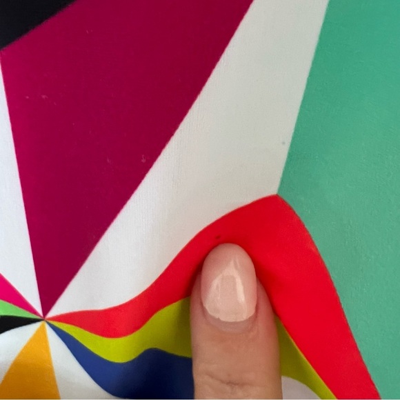 Disney Epcot Spaceship Earth Geometric Print Top Women’s Small - Picture 5 of 5